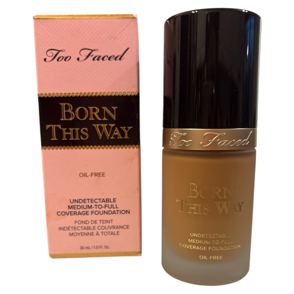 NIB Two Faced Born This Way Medium to Full Coverage Foundation Carmel